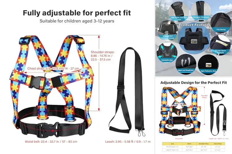 Detailed view of Best Adjustable Safety Harnesses For Kids
