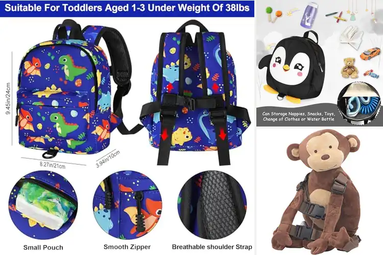 Detailed view of Best Adorable Backpack Harness