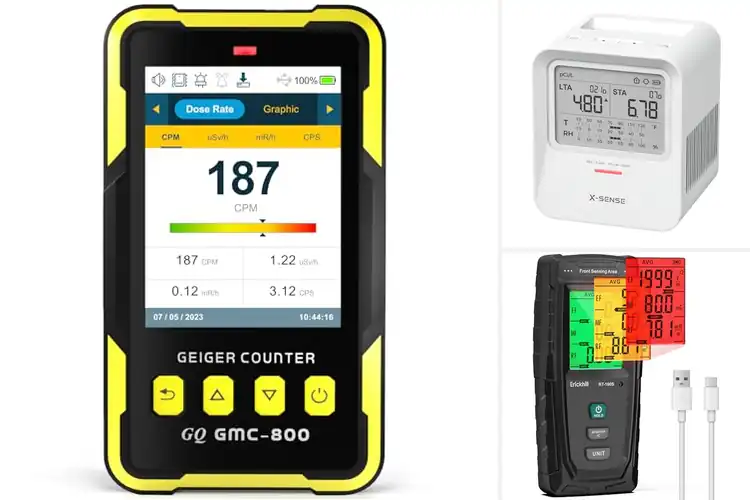 Detailed view of Best Alarmed Radiation Detectors With Visual Alerts
