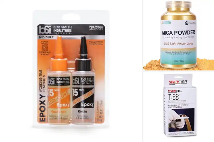 Detailed view of Best Amber Epoxy Resins: Warm, Clear Finish for Strong Bonds