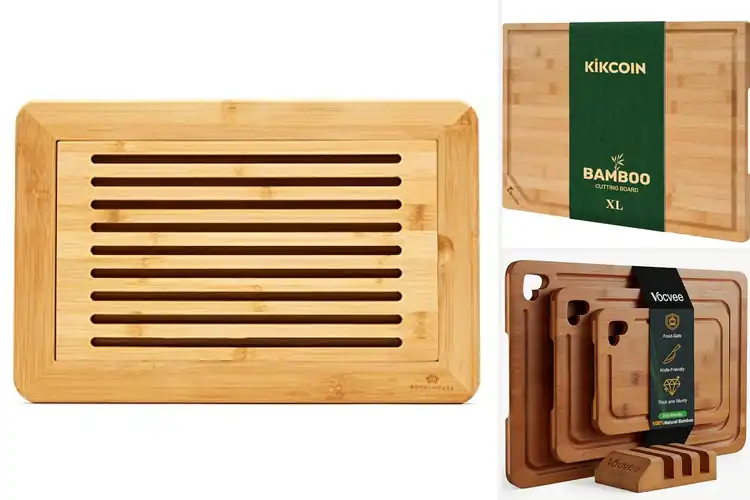 Detailed view of Best Bamboo Bread Cutting Boards