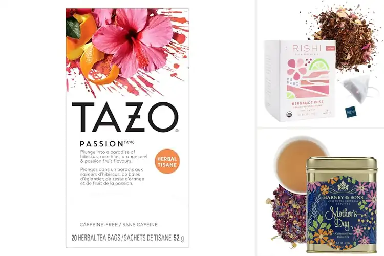 Detailed view of Best Caffeine Free Floral Teas