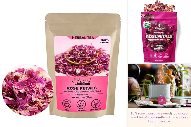Detailed view of Best Caffeine Free Rose Petal Tea: 10 Soothing Blends to Try