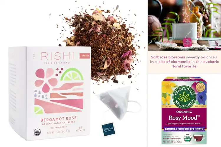 Detailed view of Best Caffeine-Free Rose Teas