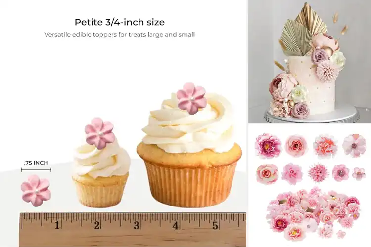 Detailed view of Best Cake Flower Decorations