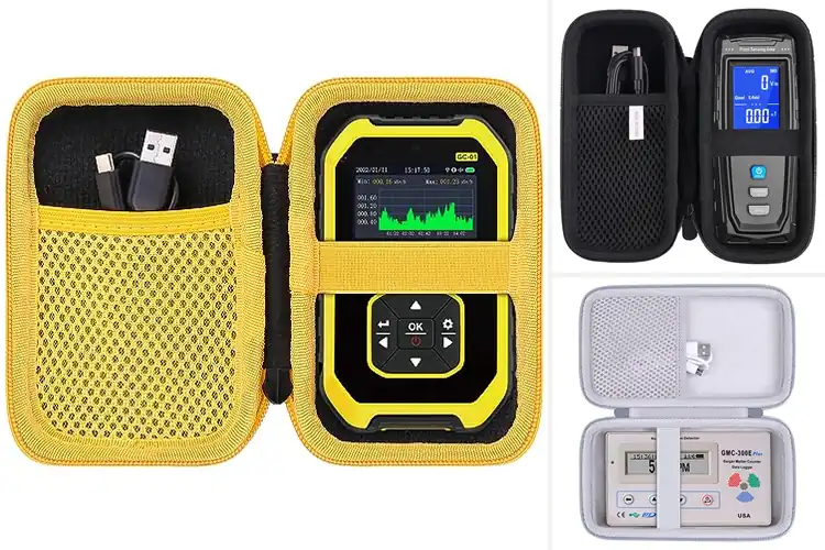 Detailed view of Best Compact Radiation Meters With Carrying Case