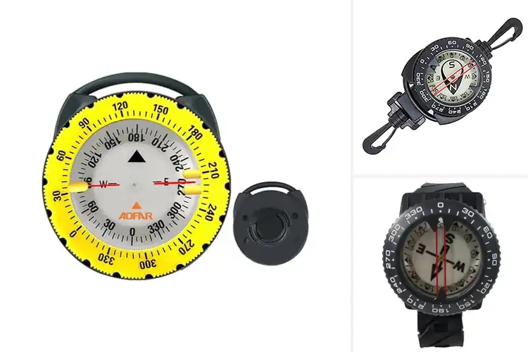 Detailed view of Best Dive Compasses for Safe, Smooth Underwater Navigation