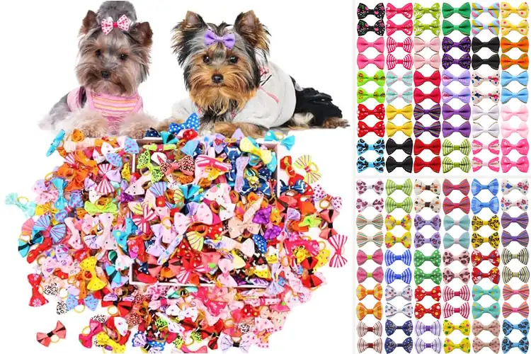 Detailed view of Best Dog Hair Bows