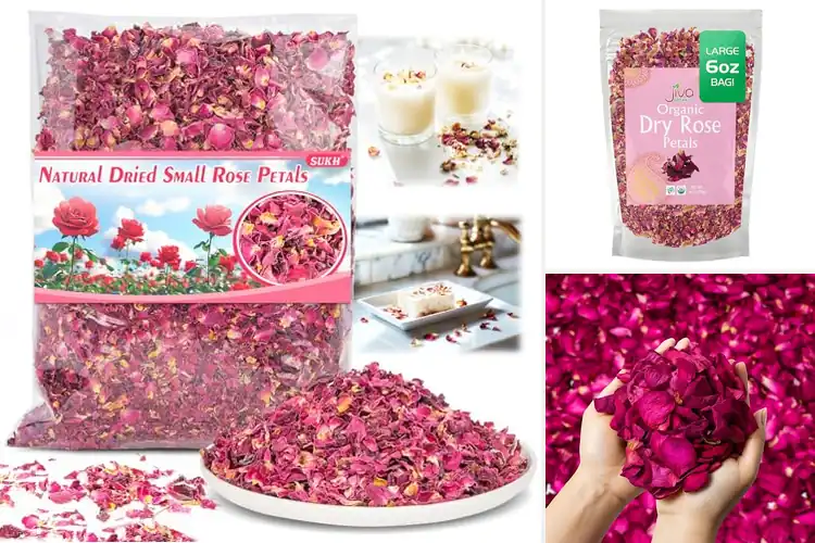 Detailed view of Best Dried Rose Petals For Crafting