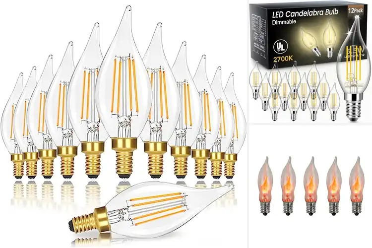 Detailed view of Best Energy Efficient Flame Light Bulbs