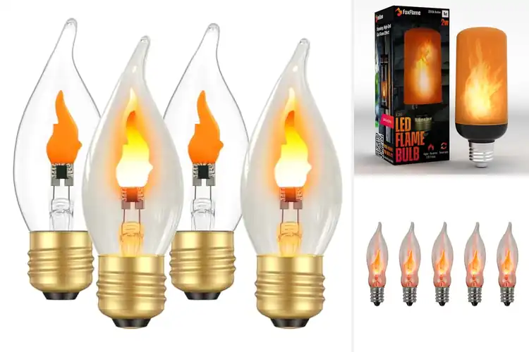 Detailed view of Best Fire Effect Bulbs For Patio Lights