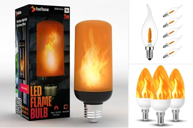 Detailed view of Best Fire Effect Light Bulbs: Top Picks for a Cozy Glow