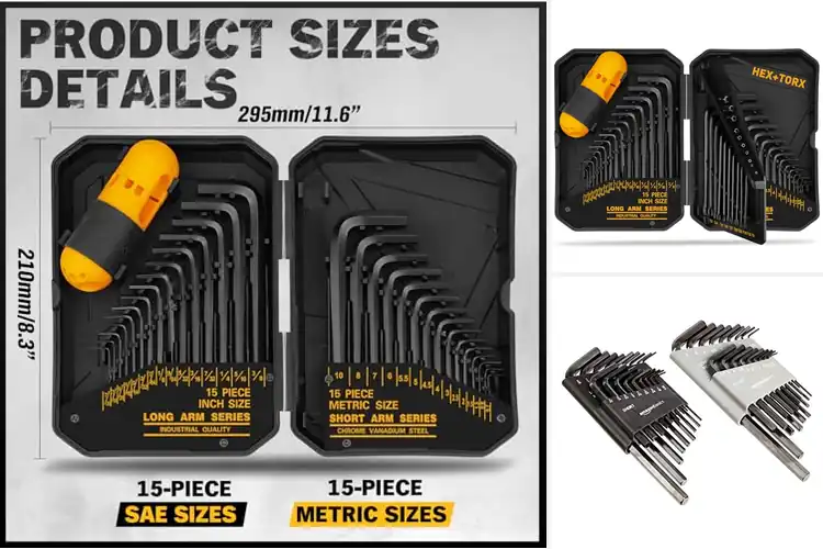 Detailed view of Best Hex Key Wrench Included: Top 10 Sets for DIY & Pro Use