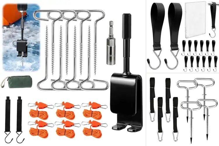 Detailed view of Best Ice Tent Accessories for a Strong, Smooth Setup