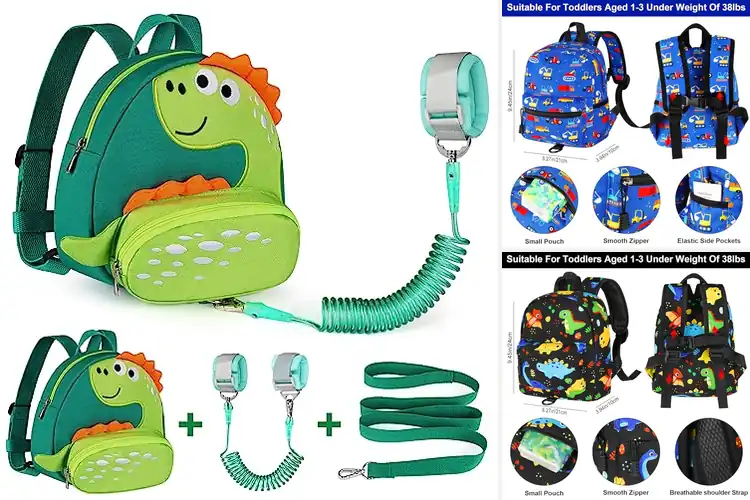 Detailed view of Best Kids Backpacks With Leashes
