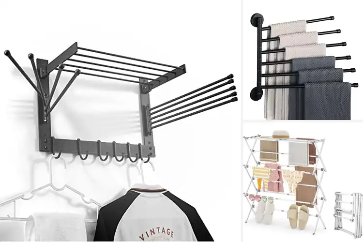 Detailed view of Best Laundry Towel Racks: Space-Saving & Stylish Storage