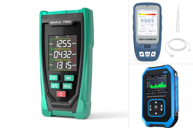 Detailed view of Best LCD Display Radiation Monitors