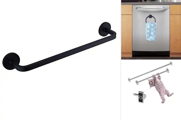 Detailed view of Best Magnetic Fridge Towel Holder