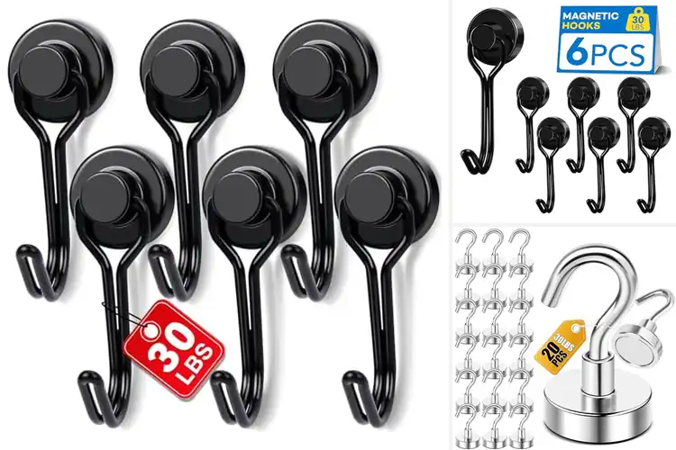 Detailed view of Best Magnetic Hooks For Kitchen: Strong, Space‑Saving Picks