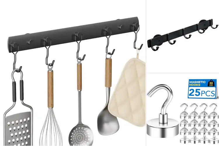 Detailed view of Best Magnetic Utensil Racks: Organize Your Kitchen with Ease