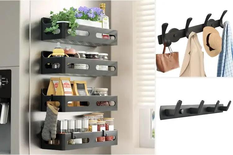 Detailed view of Best Multi Purpose Magnetic Hook Rack