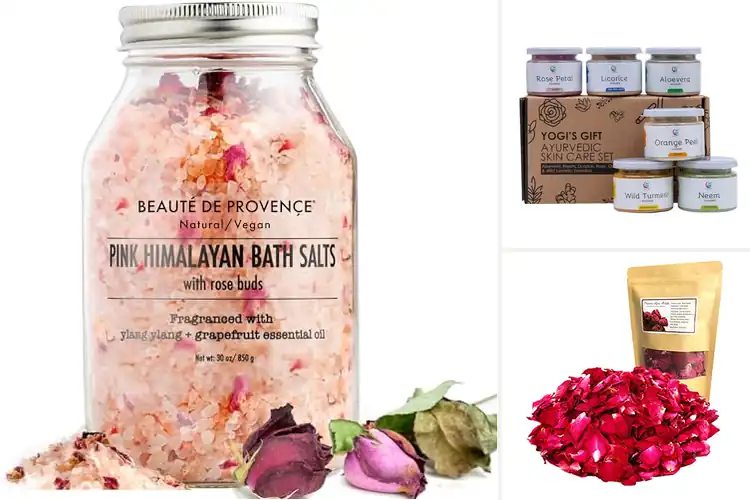 Detailed view of Best Natural Rose Petal Gift Sets