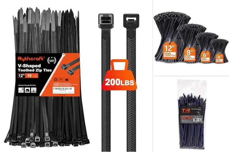 Detailed view of Best Outdoor Zip Ties