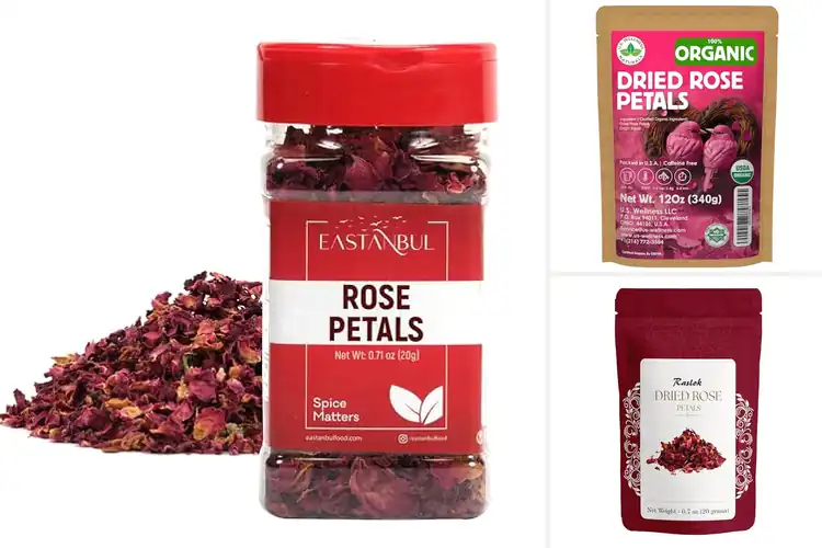 Detailed view of Best Premium Dried Rose Petals