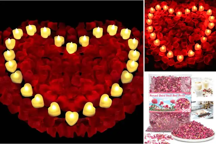 Detailed view of Best Premium Rose Petals Gift Set