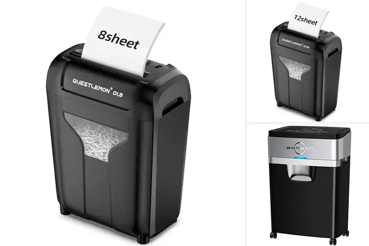 Detailed view of Best Quiet Operation Shredders