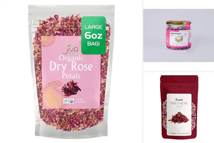 Detailed view of Best Relaxing Rose Petal Infusions