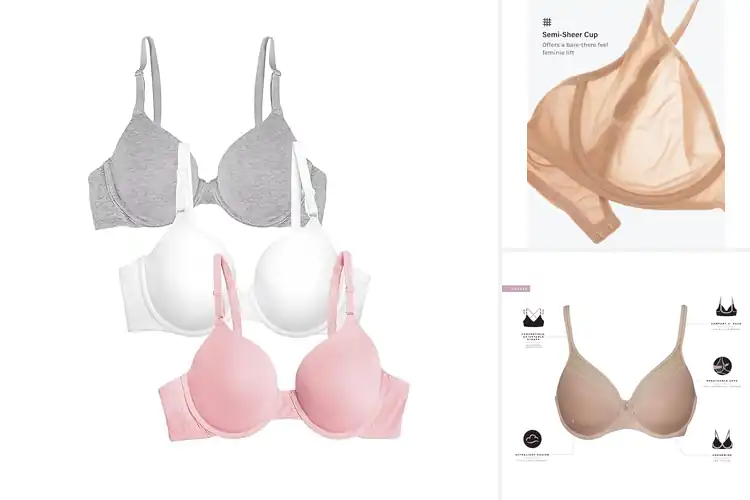 Detailed view of Best Seamless Underwire Bras