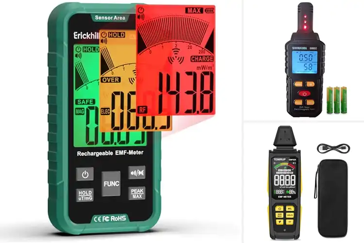 Detailed view of Best Sound Flashing Alarm Radiation Meters