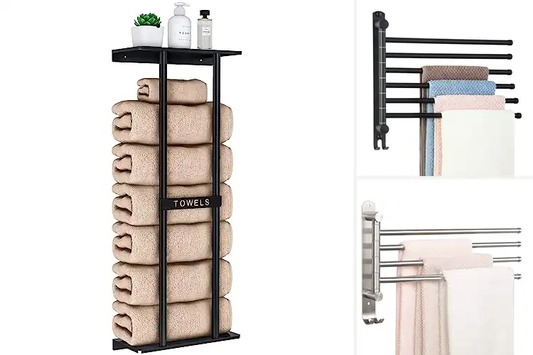 Detailed view of Best Space-Saving Towel Racks: Maximize Your Small Bathroom
