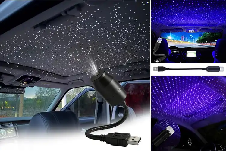 Detailed view of Best Starry Projector Car Lights for a Cozy, Magical Drive