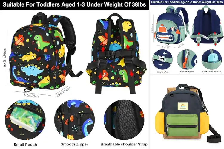 Detailed view of Best Toddler Backpack‑Leash Sets